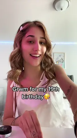 Grwm for my 19th birthday🥳💗 also my phone was at 10% filming this so dont mind the glitches😚🤍