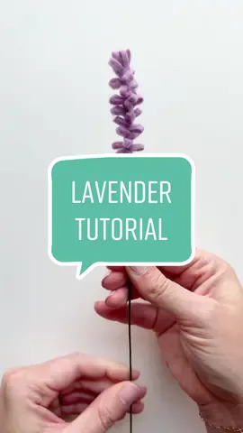 The felt strip I used is 10”x1”. This is how I teach lavender in a workshop. 😃💜 I am using it as the accent stem in a bouquet. I hope there are a few tips that may help if you struggle with lavender. It’s a flower that took some practice for me to figure out.  #feltflowerdesign #feltlavender #feltflowerbouquet #handmadeflower #flowerfun #lavenderfun 