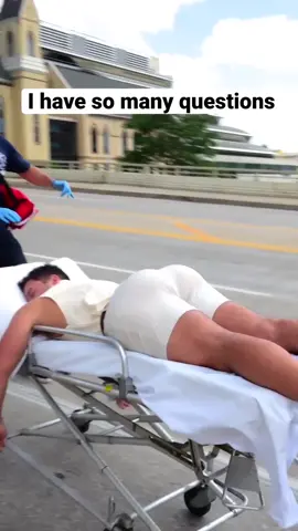 EMT’s lose control of thick man of steep hill | frankielapenna!!