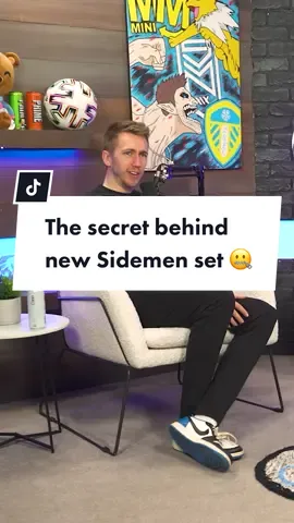 The secret behind the new Sidemen studio set… 🤐 #WhatsGood #Sidemen #SidePlus 