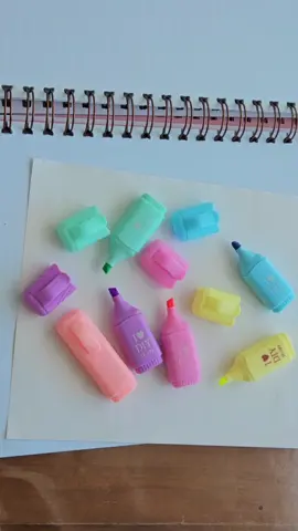 kit com 6 mini marca texto #sigamnoinstagram #papelaria #venda #papelarialovers #candycolor #minimarcatexto #artigodepapelaria #marcatexto #papelariaonline #papelariasp #kit 