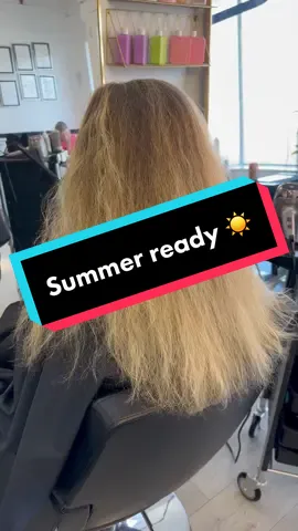 Blonde and frizzy, not summer vibes. #keratintreatment #bleachedhair #blonde #longhair #summerhair #fyp