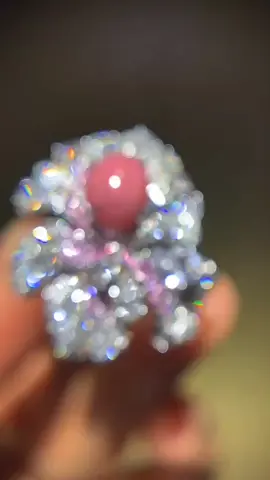 natural conch pearl ring, such a artistic masterpiece !