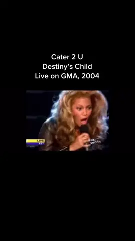 Bey really went for it, honey! DESTINY FULFILLED, HONEY! 👏🏼🐝🎤 #beyonce #yonce #destinyschild #cater2u #bey #queenbey #destinyfulfilled #gma #fyp 