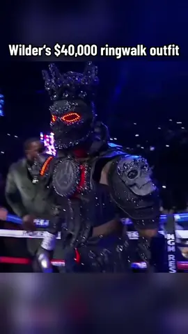 $40,000 is crazy 👀 #boxing #deontaywilder #ringwalkout