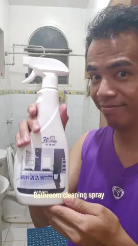 Bathroom cleaning spray; Tiles Cleaner, Stain Remover, toilet bowl cleaner and bathroom sink cleaner  #stainremover #cleaner #bathroom #spray #bathroomspraycleaner #review #tiktokshopfinds #shopping #tiktokaffiliate #tiktokbudol #shop #tiktokshop #CapCut 