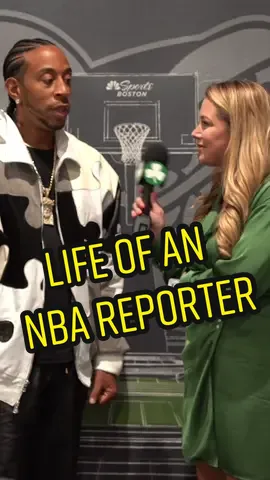 Wonder what it’s like to be an NBA reporter 🤔