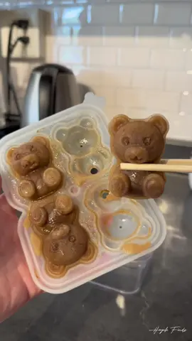 Coffee /Cappuccino ice Bears 🐻 my fav #ice #asmr #icedcoffee #coffehack #icerestock #icemold #amazonmusthaves  #asmrsounds  Linked these molds in my Amazon Storefront 