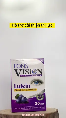 Bổ mắt Fons vision, đã được nhiều người tin dùng, rất tốt cho người cận, loạn thị, thoái hoá điểm vàng #bomat #canthi #vienuongbomat #thuocbomat #loanthi #thoaihoadiemvang 