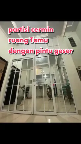 ide pembatas ruang Tamu minimalis #partisi #partisiruangtamu #partisikaca #partisialuminiumkaca #kendari #fyp #kendariinfo 