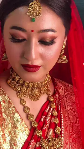 Congratulations Shrinkhala Maharjan ♥️  Wearing: @Sweta Acharya Fashion House  #ardenthebeautypoint🥰 #makeup #makeuplook #beautiful #keepsupporting #keeploving #newvideo #newday #beautifulpeople #viralvideo #fypシ #foryoupage #makeuplooks❤️ #bridalmakeup #bridaltiktok #bride #newari #newaribride❤️ 