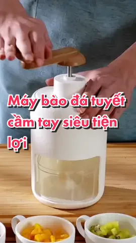 Máy bào đá tuyết bằng tay nhỏ gọn, tiện lợi, có lưỡi thép #maybaoda #maybaodatuyet #maybaodasieumin #maybaodatuyetcamtay 