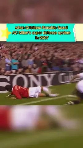 when Cristiano Ronaldo faced AC Milan's super defe