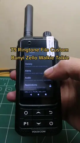 Custom Ringtone Bunyi Zello Walkie Talkie...#Zello #CustomBunyiZello 