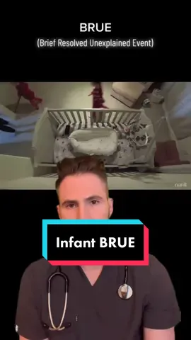 An infant BRUE can be a scary experience for parents! Vid: @Sarah Bendel #pediatrics #doctor #infant #firstimemom 