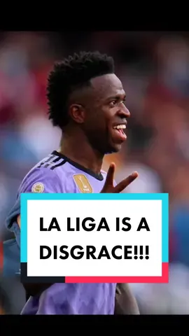 Vini gets ATTACKED AND ABUSED.. La Liga is a disgrace.  #realmadrid #viniciusjunior #valencia #laliga #trending #football #futbol #fyp 