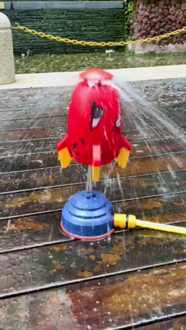 Kids Flying Rocket Water Sprinkler Toy! Cool, fun, unforgettable!  #fyp #viral #kidstoys #Summer #summertoys #coolstuff #toy #water #EducationalToys #OutdoorPlay #SummerFun