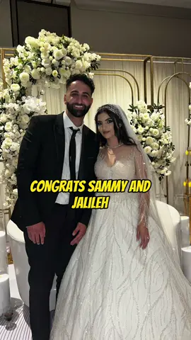 Congrats to sammy and jalileh! #wedding 