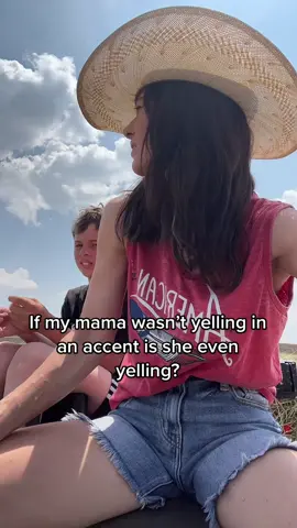 The answer would be no im sure 🤣🤣🤣 its not serious until she starts to drawl y’all . #mama 