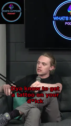 If you was to get a tat on your 🍆 what would you get? #fyp #podcast #comedy 