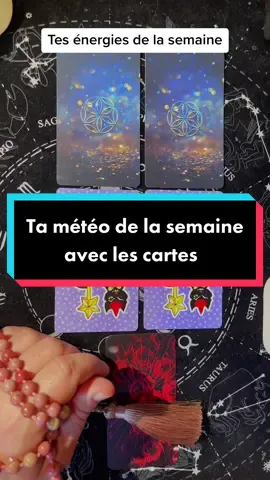 Ta « météo » avec les cartes pour la semaine. Tu trouveras toutes mes prestations en bio, reservables en ligne 🙏🏼 Très belle semaine à toi ! ✨🥰 #pourtoi #voyance #cartomancie #tiragedecarte #guidance #guidancedelasemaine #voyant 