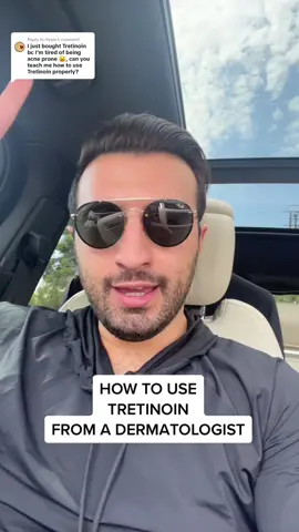 Replying to @Hyalu how to use tretinoin by a dermatologist! #tretinoin #retinol #skincare #dermmom 