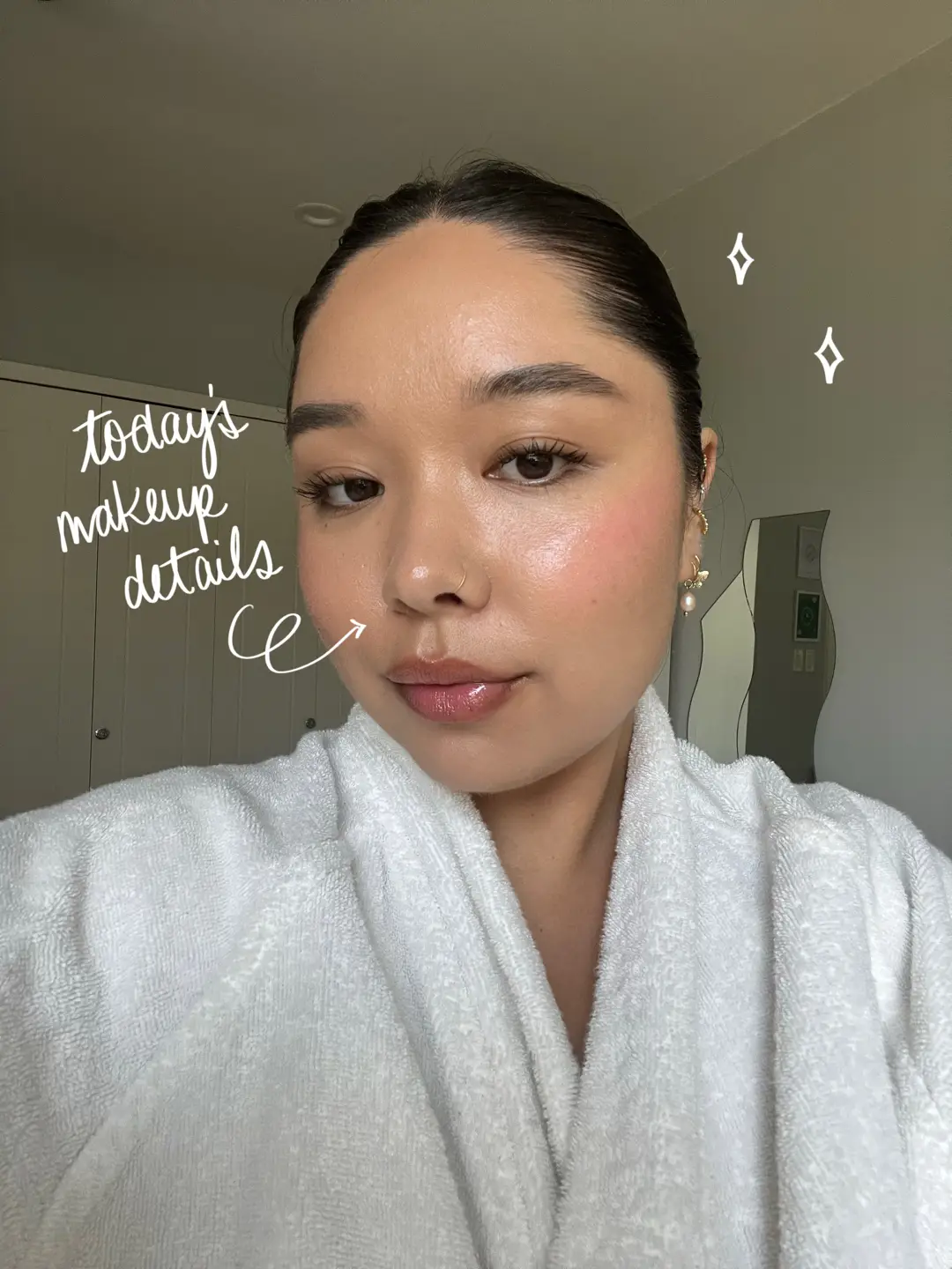 a selfie + all the details ✨ #makeup #beauty #beautyproducts  
