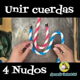 4 nudos faciles para unir cuerdas  de mucha ayuda 😇🤠