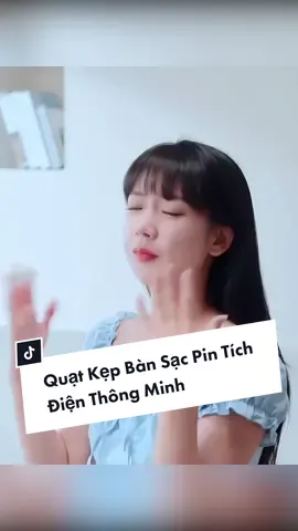 Quạt Kẹp Bàn Sạc Pin Tích Điện Thông Minh - #hottrend  #xuhuong #giadungthongminh #thinhhanh #tiktokshop #foryou #gocsangtao #review #LearnOnTikTok #theanh28 