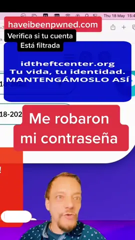 Tus datos han sido expuestos filtrados. Debes cambiar inmediatamente tu contraseña. #hack #ciberseguridad #hacking #cybersecurity  #leak 