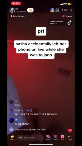 sasha accidentally left her phone on live while she was otp with her man jano..😂😂  #sasha #jano #messymaj #ida #kj 
