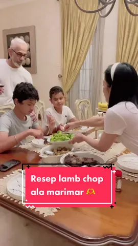 Resep lamb chop ala marimar 🥰 #bungazainal #resepmakanan 
