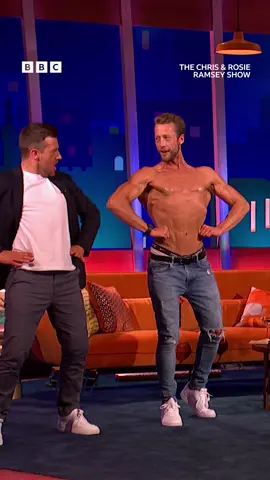 Brb, looking too good to leave the house 💪  #TheChrisAndRosieRamseyShow #iPlayer