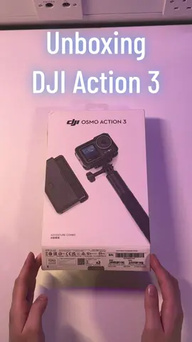 Unboxing the DJI Osmo Action 3 Adventure Combo! I got it for travelling and water sports 😁 I’m excited to share my summer plans soon! #notsponsored #djiaction3 #djiaction3adventurecombo #djiosmoaction3 #djiunboxing #djiaction3unboxing #techunboxing #techtok #musthavegadgets #traveltech 