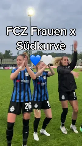 Ein grosses Dankeschön für die zahlreiche Unterstützung beim Derbysieg auswärts in Niederhasli!💙🤍 #fcz #fczfrauen #stadtclub #NieUsenandGah