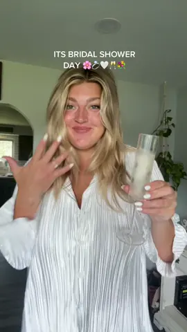 The BEST day of my life! 🌸🥂☀️💍 #bridalshower #loveisinbloom #gardenparty #aesthetic #grwm #getreadywithme #outfit #dress #pajamas #bride #bridetobe #2023bride #spring 