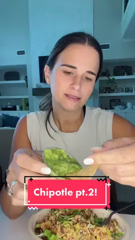 Chipotle part 2! #chipotle #lunchtime #eatwithme #mukbang 