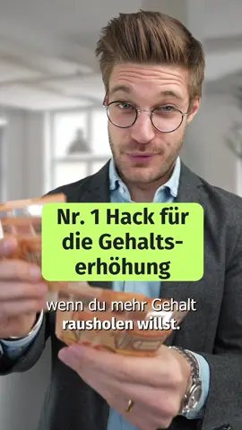 Hast Du diesen Trick schon einmal für Dich genutzt?💶🤑 #gehaltserhöhung #trick #geld #gehalt #psychologie #jobtok #karriere #tipps 