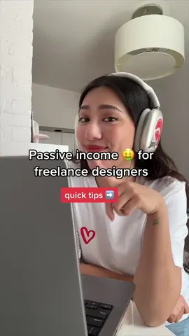 Looking to build a passive income 🤑stream for your freelance business?  There’s an easy marketplace to kick start — selling digital products/downloads on @Gumroad ! #freelancedesigner #designtok #graphicdesigner #freelancingtips #passiveincomeideas 