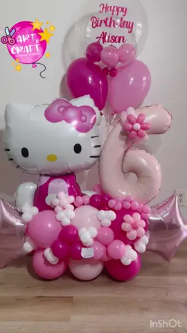 Hello kitty Balloon Bouquet #hellokittyballoons #happybirthday #balloons #balloonbouquet #pinkballoons #downeycalifornia #losangeles 