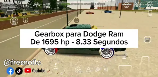 Gearbox para la Dodge Ram de 1695 h'p #carparkingmultiplayer #juegodeautos #paratii #fyt #fytシ #fresnoflocpm #fresnoflo 