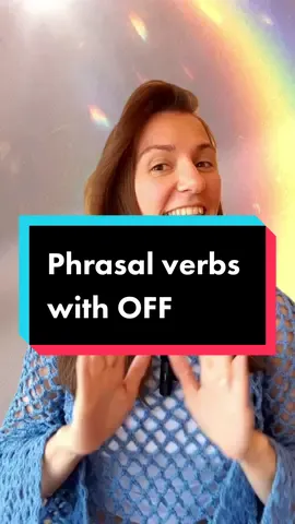 Useful English Phrasal Verbs with OFF. Share it with your friend☺️  Pay attention that all the examples are in different tenses, so that you could see how they work in sentences. 1 - bite off - is used in the past Simple (bit off) 2 - dry off is used in the present continuous form  3 - tear off is used in its past Simple form (tore off) 4 - wash off is used in its infinitive form 5 - turn off is used with the modal verb ‘will’  Make your own examples with these phrasal verbs in other forms:) you can always do it in the comments, so that I would check it later. Have fun! #englishphrasalverbs #phrasalverbs #englishverbs #englishonline 