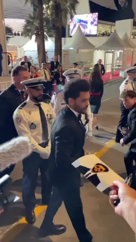 @The Weeknd arriving at the @FestivaldeCannes red carpet for The Idol premiere #theweeknd #lillyrosedepp #cannes #theidol 