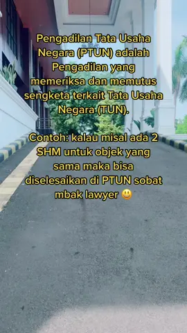Siapa yang pernah bersengketa di PTUN? 👩‍💼 #mbaklawyer #sobatmbaklawyer #fyp #fypシ #ptun #lawyersoftiktok #lawyer 