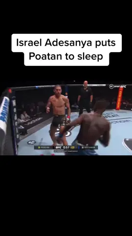 izzy adesanya knocks alex pereira out cold #UFC #mma #UFCContent #ko #1for1 