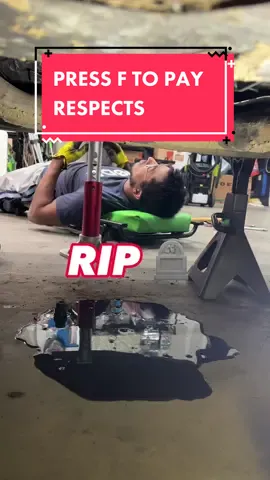 No words… just type F to pay respects 😭 #transmission #manual #e36coupe #chrysgaines #diymechanic #fluidchange