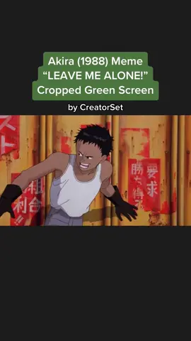 Akira “LEAVE ME ALONE!” Meme cropped Green Screen Meme Template - A green screen of Tetsuo Shima screaming “Leave me alone!” while having a painful headache and flashbacks in the Akira (1988) anime movie #akiraleavemealone #croppedgreenscreen #akira #tetsuoshima #akirameme #akiraedit #animememes #memetemplates #croppedmemesforyou #croppedmemes 