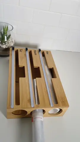 Don't struggle with your foil anymore 😉💕 #organization #storagehacks #aesthetichome #bamboo 