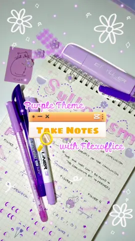 Part 2| Taking notes✨ purple themed  💜👾📓★ #flexoffice #flexofficeph #flexofficephilippines #takenotes #fypシ #fyp #takenotes #notes #stationery #stationerychallenge #purple #violet #art #pen #handwritting #takenoteswithme 