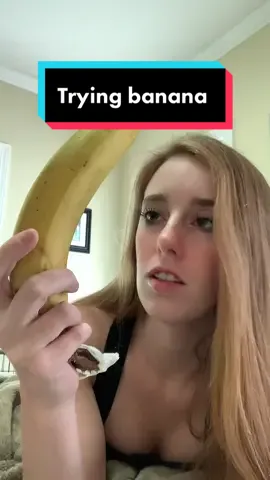 Lets try a banana for thr tummy #tummy #tummyhurty #tummyhurt #gag #banana #bananaeating #bananaasmr #bananasmr #eating #bananareview #girleatingbanana 